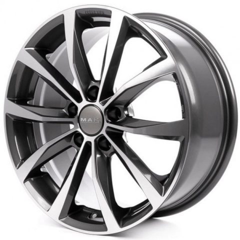 Mak Wolf W7 R17 PCD5x98 ET41 DIA58.1 gun metal mirror